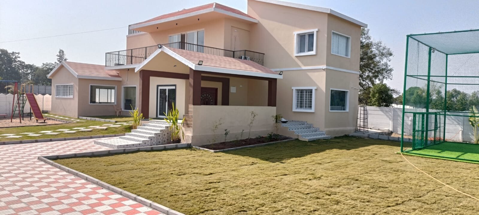 Lawn Area at Aurelia Farmhouse